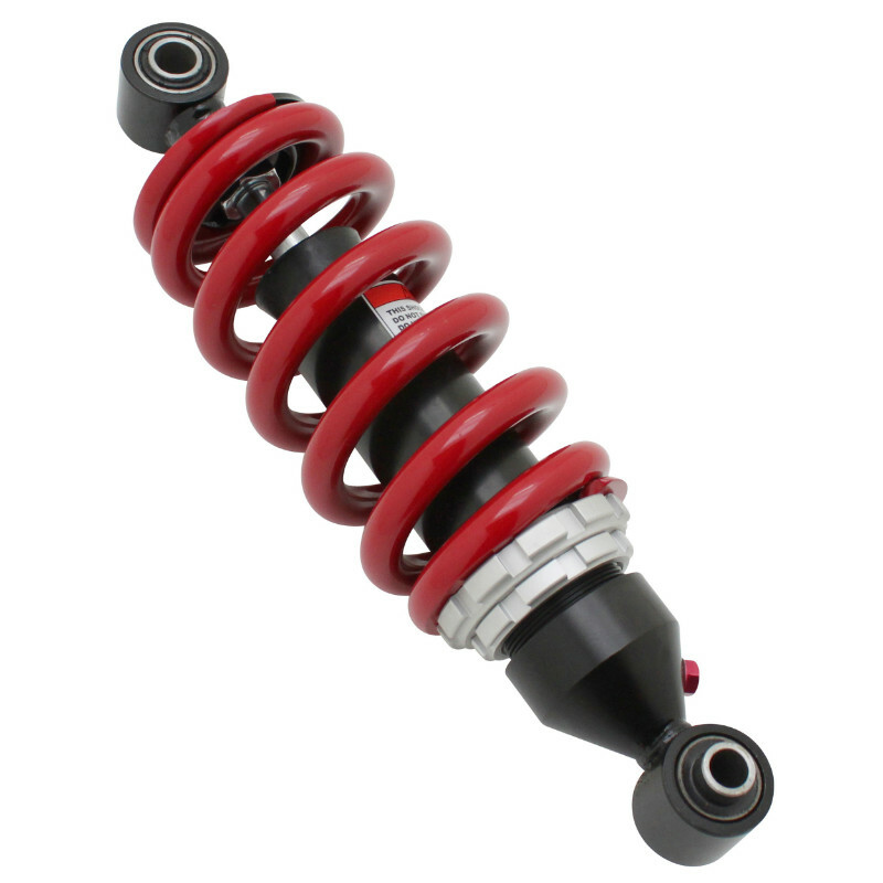 Amortisseur P2R AMORTISSEUR 50 A BOITE ADAPTABLE MBK 50 X-POWER 2004+2009-YAMAHA 50 TZR 2004+2009 (REGLABLE, ENTRAXE 255mm) (FIXATION SUPERIEURE