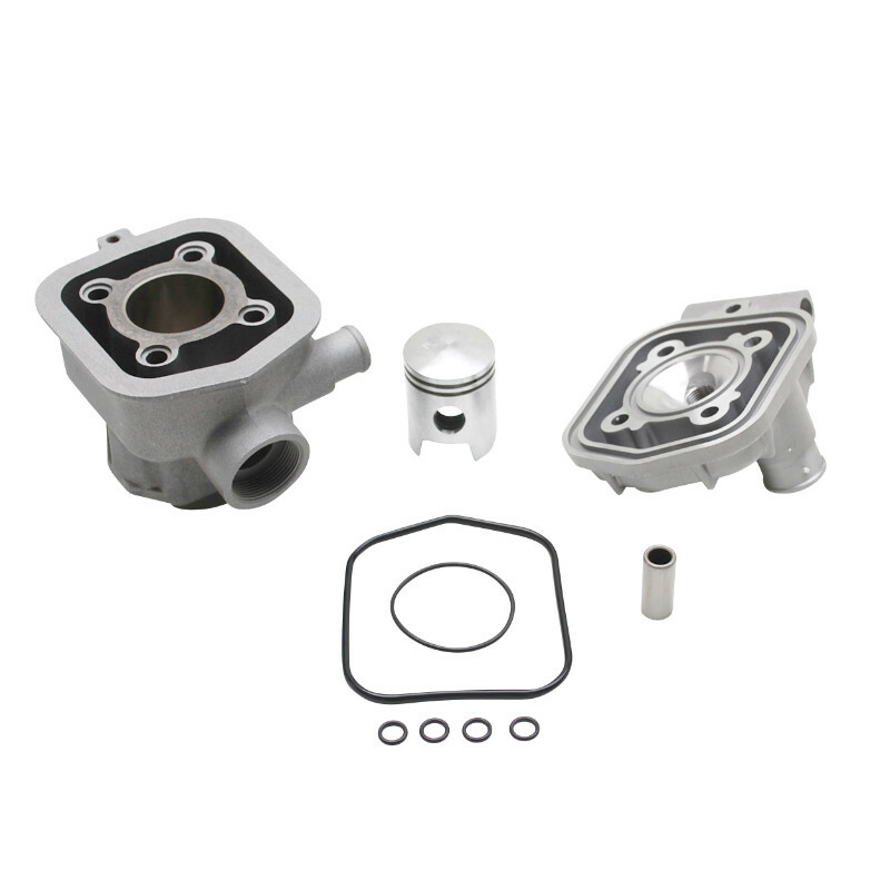 Kit cylindre-piston P2R HAUT MOTEUR CYCLO ADAPTABLE MBK 51 LIQUIDE -ALU NIKASIL P2R-
