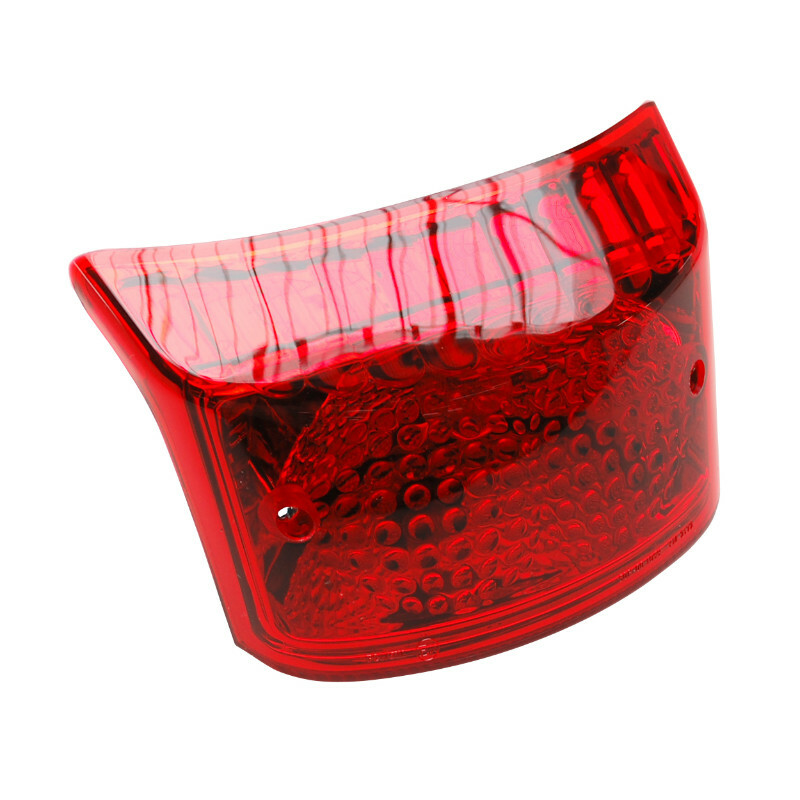 Feux arrière P2R FEU ARRIERE SCOOT ADAPTABLE MBK 50 BOOSTER 2004+-YAMAHA 50 BWS 2004+ ROUGE (HOMOLOGUE CE) (5WW-H4700-00) -P2R-
