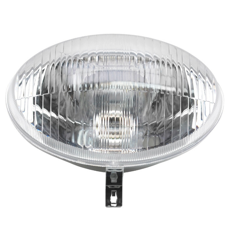 Phare avant P2R OPTIQUE SCOOT ADAPTABLE PIAGGIO 50 LIBERTY 2T ET 4T 1995+2005, ET2, ET4 -HOMOLOGUE CE- (AVEC DOUILLE ET AMPOULE) -SELECTION P2R-