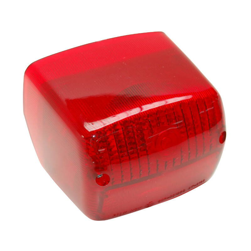 Feux arrière P2R FEU ARRIERE CYCLO ADAPTABLE PEUGEOT 50 FOX ROUGE-HOMOLOGUE CE- (726854) -P2R-