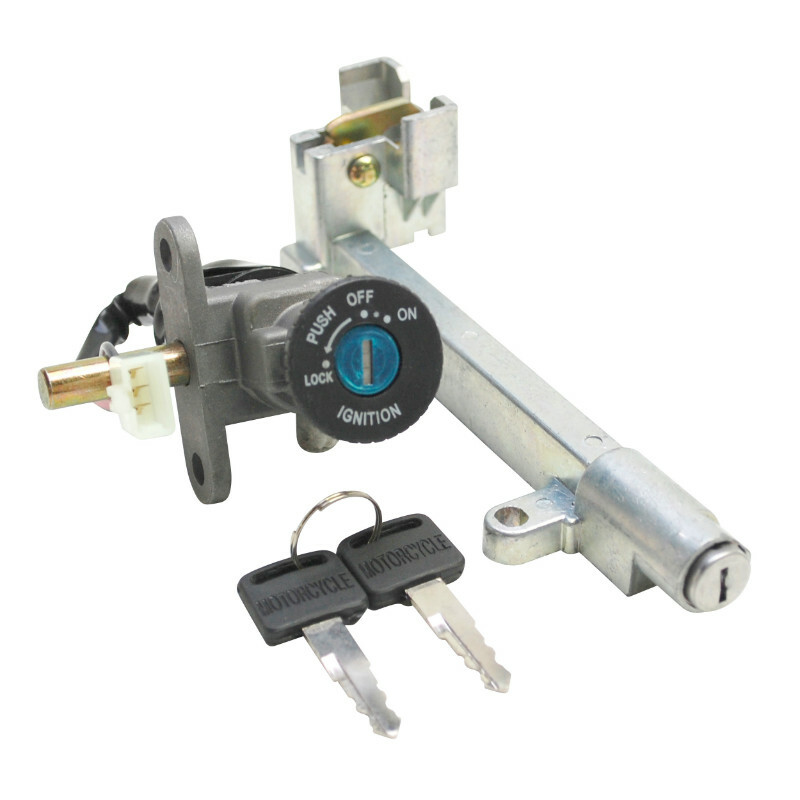 Neiman P2R CONTACTEUR A CLE SCOOT ADAPTABLE MBK 50 BOOSTER NG 2003+-YAMAHA 50 BWS NG 2003+ (3 FILS) (AVEC SERRURE DE SELLE) -QUALITE ECO-