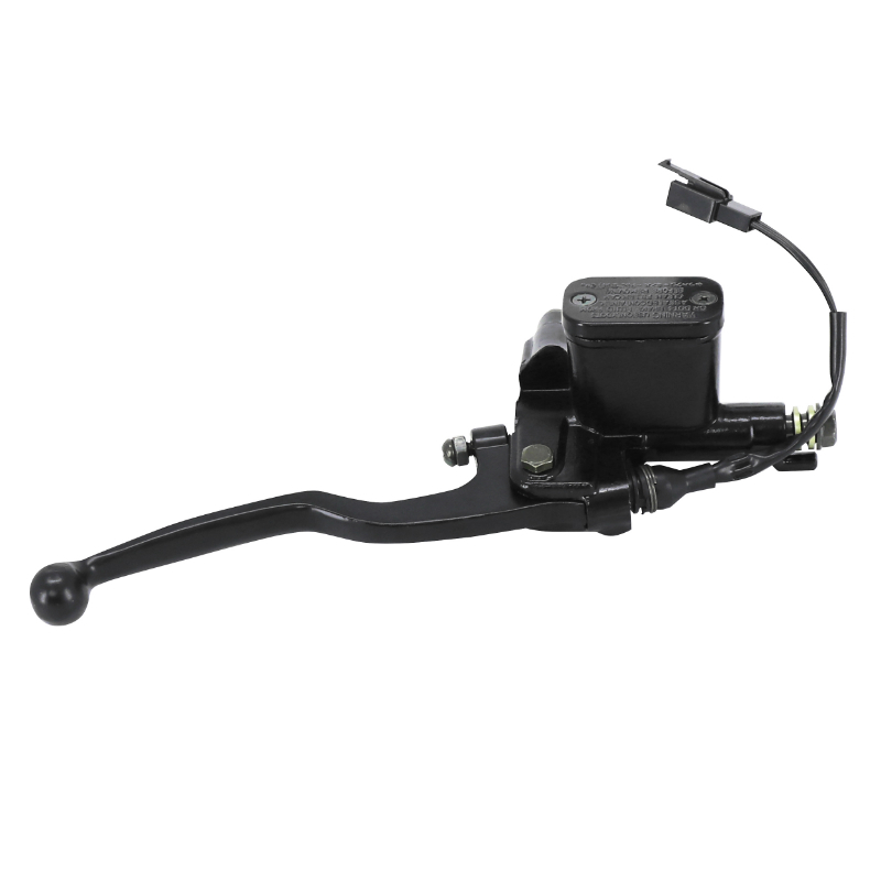 Maître cylindre de frein P2R MAITRE CYLINDRE DE FREIN 50 A BOITE ADAPTABLE DERBI 50 SENDA AVANT DROIT NOIR