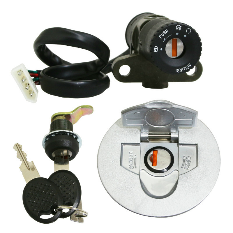 Neiman P2R CONTACTEUR A CLE 50 A BOITE ADAPTABLE RIEJU 50 RS2 MATRIX 2006+-PEUGEOT XR6 (AVEC SERRURE DE SELLE + BOUCHON ESSENCE) -P2R-
