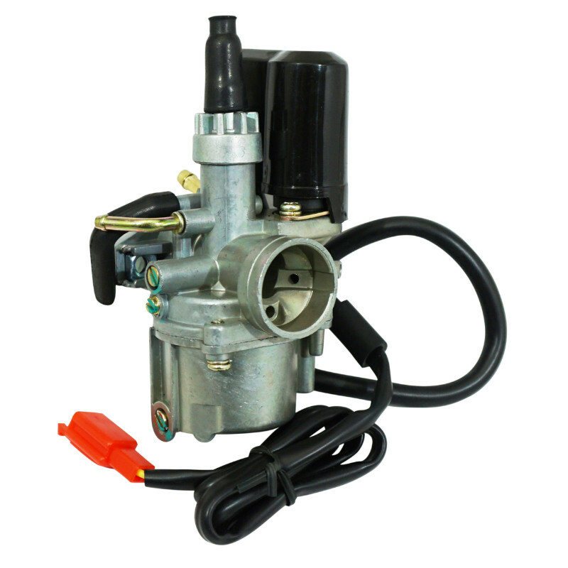 Carburateur P2R CARBURATEUR SCOOT ADAPTABLE PEUGEOT 50 TKR, SPEEDFIGHT 1 ET 2, BUXY, ELYSEO, TREKKER (AVEC STARTER ELECTRIQUE) (DIAM 16mm) -P2R