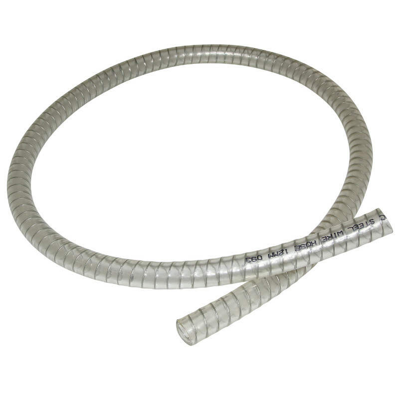 Durite de refroidissement eau P2R DURITE DE REFROIDISSEMENT EAU 12x18 mm ADAPTABLE PIAGGIO 50 NRG-GILERA 50 RUNNER TRANSPARENT RENFORCE (1M) -P2R-
