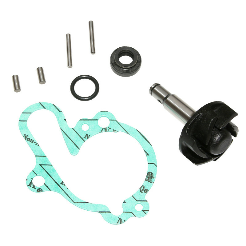 Kit réparation pompe à eau P2R KIT REPARATION POMPE A EAU 50 A BOITE ADAPTABLE MINARELLI 50 AM6-MBK 50 X-POWER-YAMAHA 50 TZR-PEUGEOT 50 XPS-RIEJU 50 RS1-APRILI