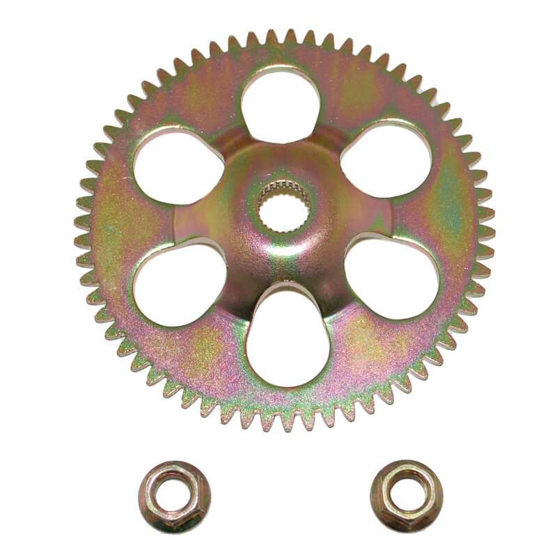 Couronne de démarreur P2R COURONNE DEMARREUR SCOOT ADAPTABLE PEUGEOT 50 LUDIX (63 DENTS) -P2R-