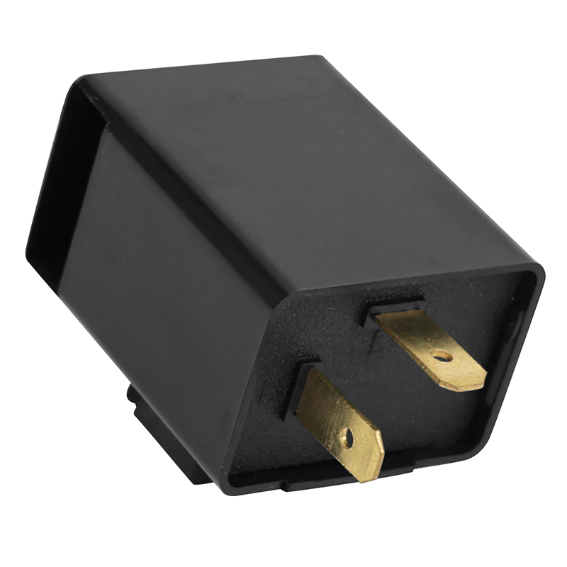 Centrale de clignotants P2R CENTRALE CLIGNOTANTE UNIVERSELLE 12V 2 x 21W AVEC BUZZER 2 FICHES-BORNES POUR CLIGNOTANT A AMPOULE -P2R-