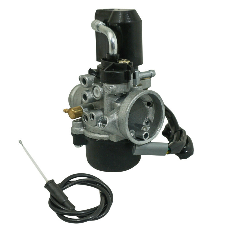 Carburateur P2R CARBURATEUR SCOOT P2R 17,5 TYPE PHVA (TYPHOON) (LIVRER AVEC LE STARTER AUTOMATIQUE) -QUALITE ECO-