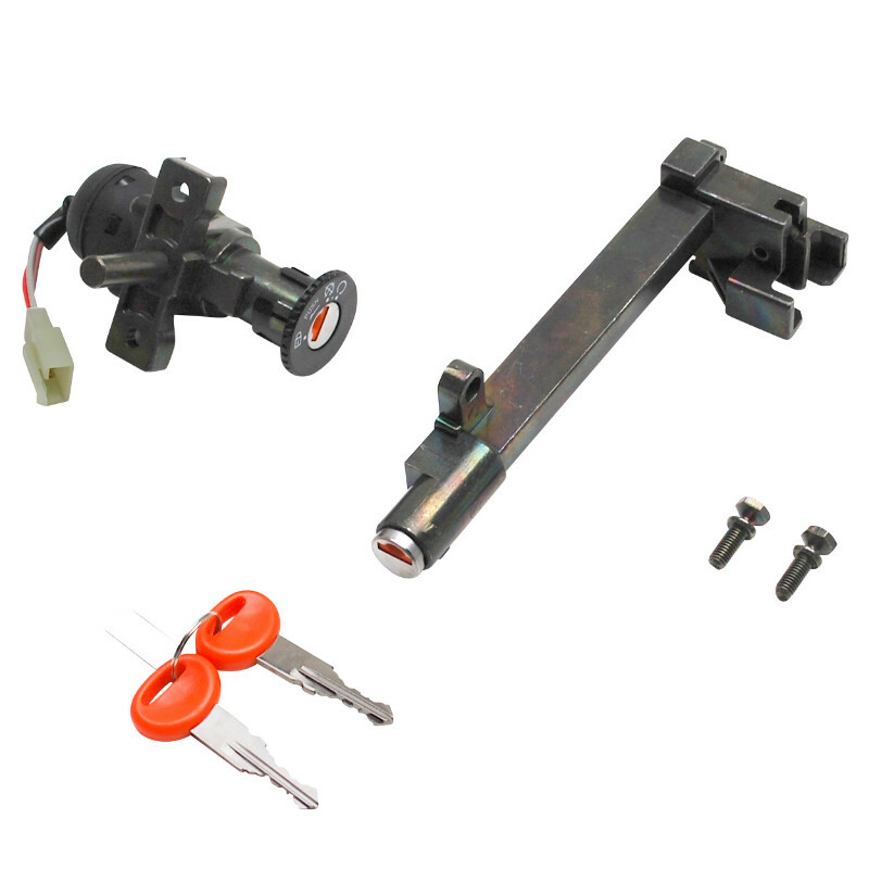 Neiman P2R CONTACTEUR A CLE SCOOT ADAPTABLE MBK 50 BOOSTER NG 2003+-YAMAHA 50 BWS NG 2003+ (3 FILS) (AVEC SERRURE DE SELLE) -QUALITE PREMIU