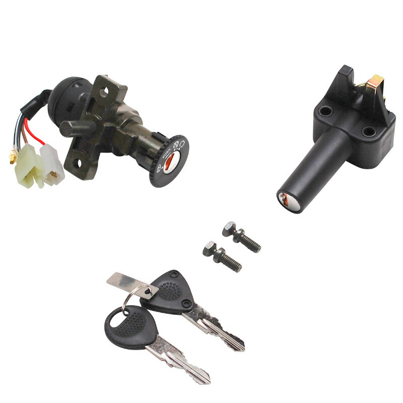 Neiman P2R CONTACTEUR A CLE SCOOT ADAPTABLE MBK 50 BOOSTER 1990+2002-YAMAHA 50 BWS 1990+2002 (5 FILS) (AVEC SERRURE DE SELLE) -P2R-