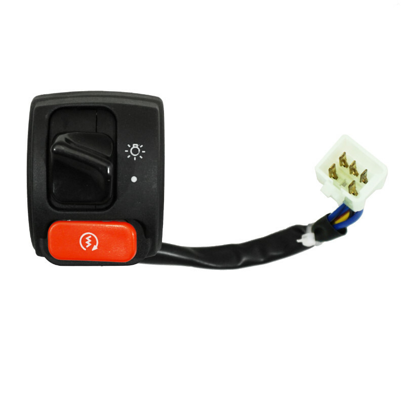 Commodo électrique P2R COMMODO-COMMUTATEUR SCOOT ADAPTABLE MBK 50 BOOSTER 2000+, NG 2000+ STUNT 2000+-YAMAHA 50 BWS 2000+, BW BUMP 2000+, SLIDER 2000+
