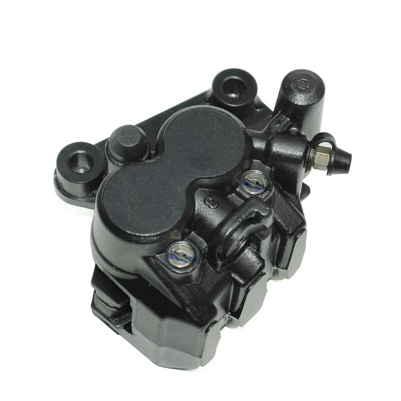 Etriers de frein P2R ETRIER DE FREIN AV ADAPTABLE KYMCO 50 AGILITY 4T NOIR (LIVRE AVEC PLAQUETTES) -P2R-