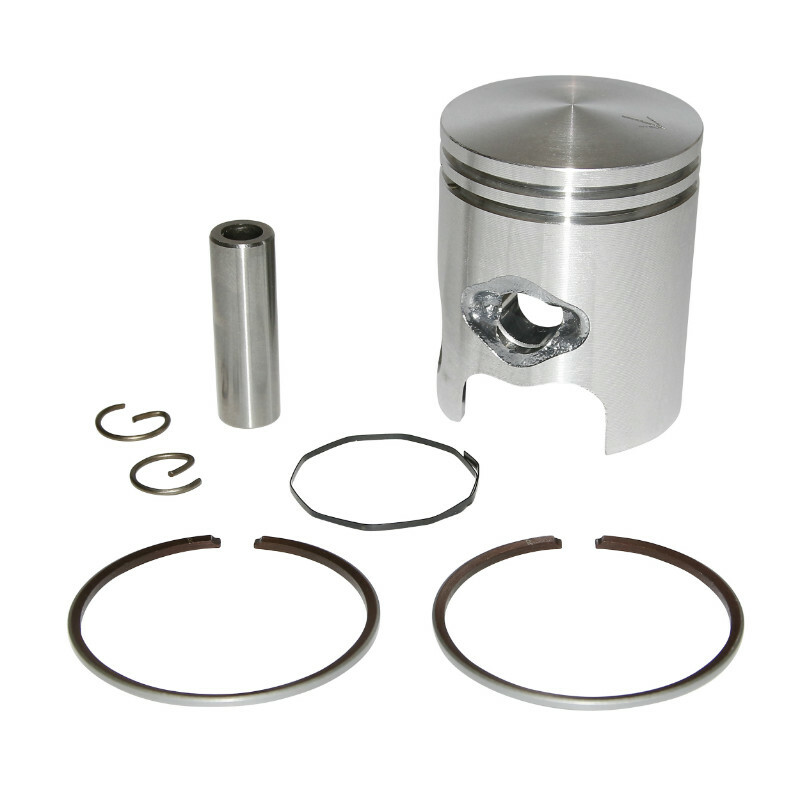 Kit piston P2R PISTON SCOOT ADAPTABLE CPI 50 POPCORN, OLIVER, ARAGON -KEEWAY 50 FOCUS, HURRICANE -GENERIC 50 XOR (AXE DE 10mm - 2 SEGMENTS 1,5m