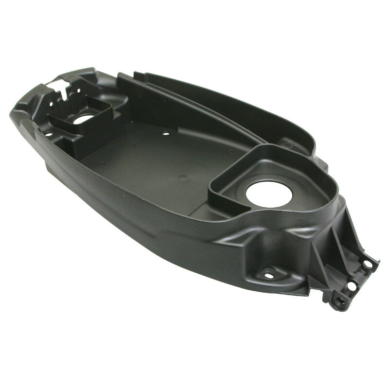Compartiment sous selle P2R COFFRE-COMPARTIMENT SOUS SELLE SCOOT ADAPTABLE MBK 50 BOOSTER 2004+-YAMAHA 50 BWS 2004+ NOIR -P2R-
