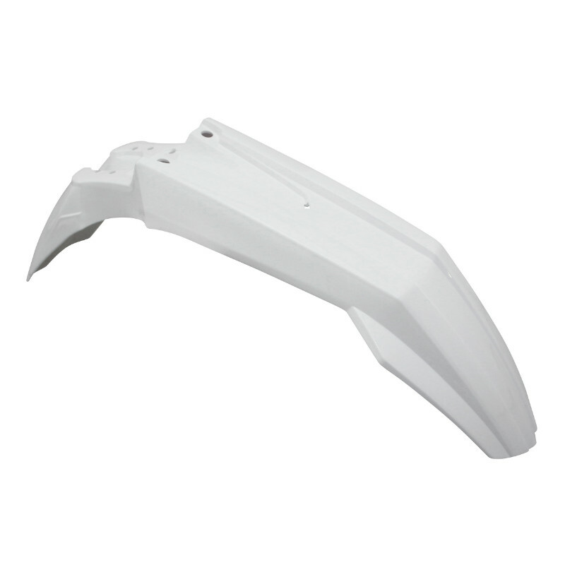 Garde boue P2R GARDE BOUE AV 50 A BOITE ADAPTABLE RIEJU 50 MRT 2009+2021, MRT ENDURO 2009+2021, MRT PRO 2009+2021, MRT SM 2009+2021 BLANC BRILL