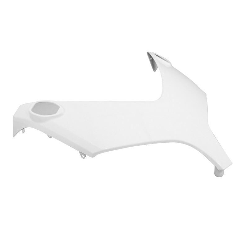 Tablier de carénage avant P2R CARENAGE-DESSUS TABLIER AV MAXISCOOTER ADAPTABLE YAMAHA 500 TMAX 2001+2007 BLANC BRILLANT (PARTIE SUPERIEURE) -STYLE ORIGINE- -P