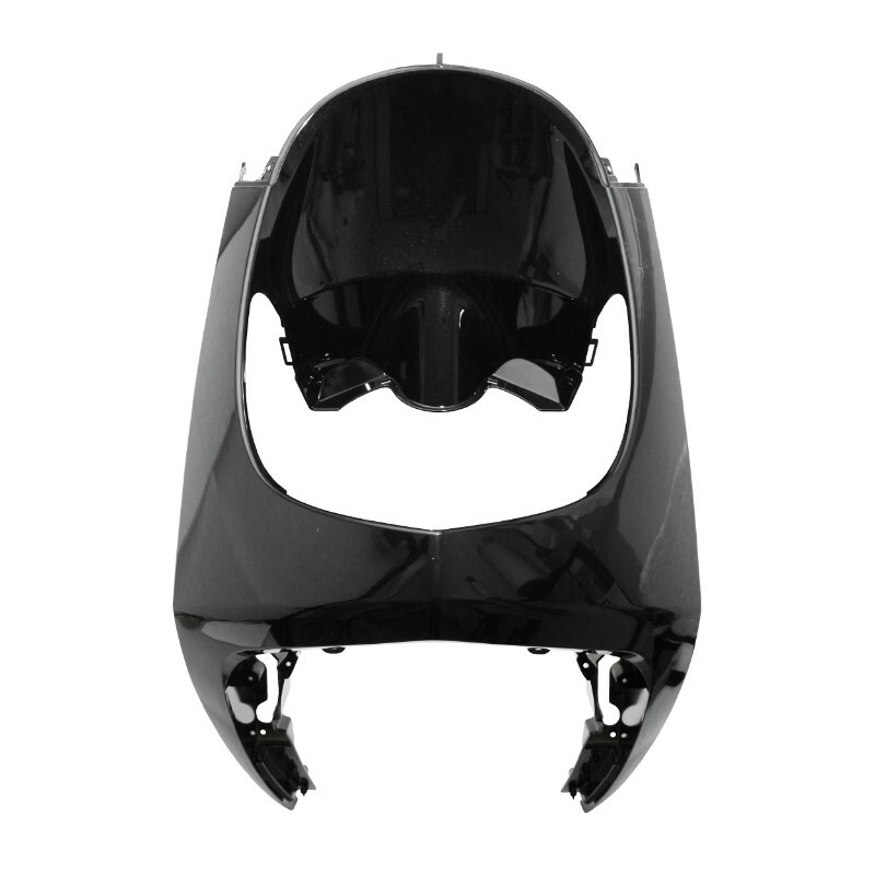 Tablier de carénage avant P2R CARENAGE-TABLIER AV SCOOT ADAPTABLE PEUGEOT 50 VIVACITY 3 2008+ NOIR BRILLANT (INFERIEUR) -P2R-