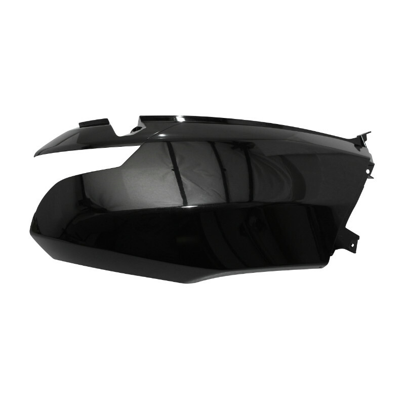 Coque arrière P2R CARENAGE-COQUE AR SCOOT ADAPTABLE PEUGEOT 50 VIVACITY 3 2008+ NOIR BRILLANT DROIT -P2R-