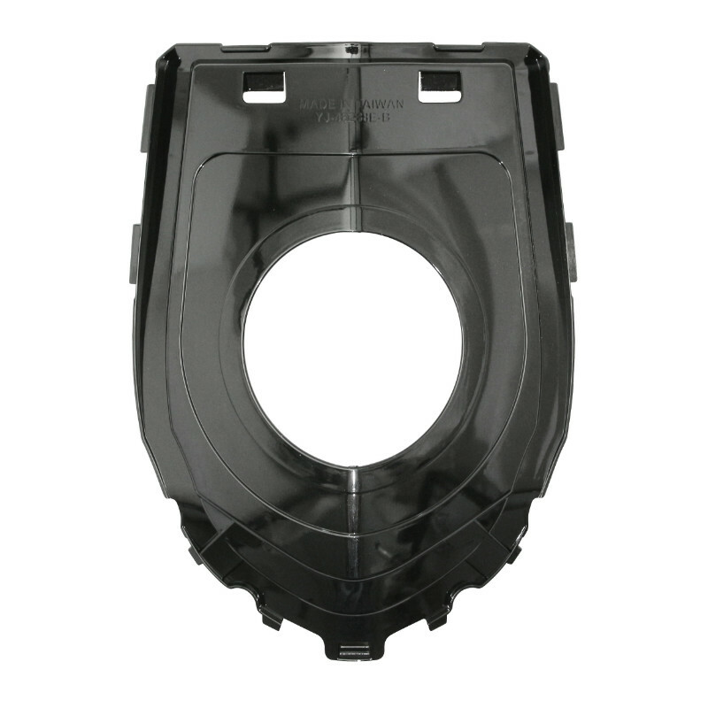 Tablier de carénage avant P2R CARENAGE-TABLIER AV SCOOT ADAPTABLE PEUGEOT 50 VIVACITY 3 2008+ NOIR BRILLANT (INTERIEUR) -P2R-