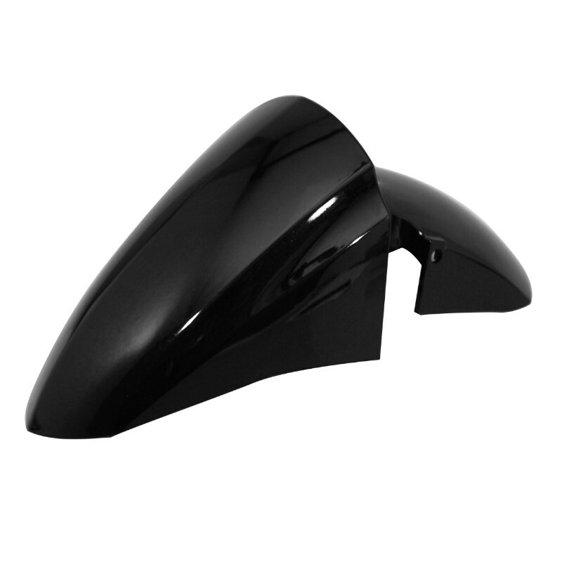 Garde boue P2R GARDE BOUE AV SCOOT ADAPTABLE PEUGEOT 50 KISBEE 2T ET 4T TOUS MODELES (NOUVEAU 2018+ + ANCIEN MODELE 2010+2017) NOIR BRILLANT -P