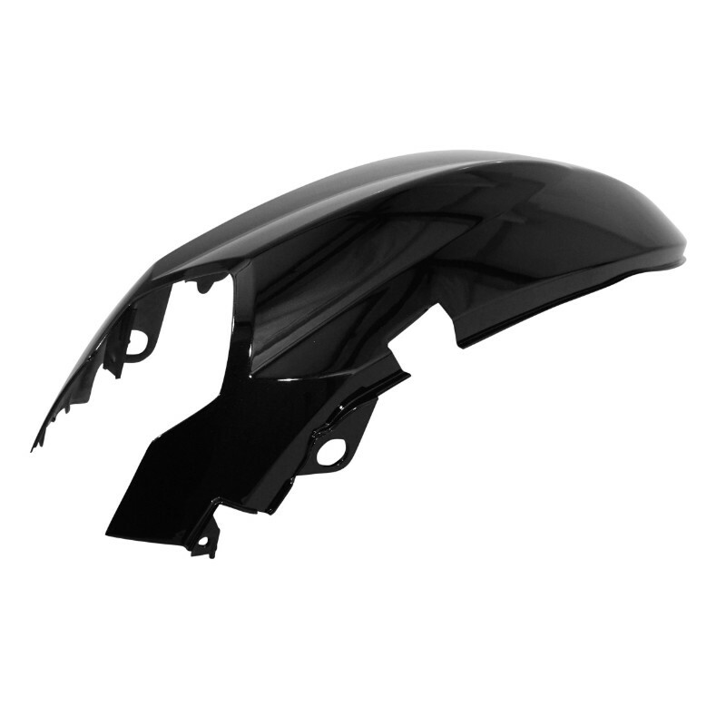 Coque arrière P2R CARENAGE-COQUE AR SCOOT ADAPTABLE PEUGEOT 50 KISBEE 2T ET 4T TOUS MODELES (NOUVEAU 2018+ + ANCIEN MODELE 2010+2017) NOIR BRILLAN