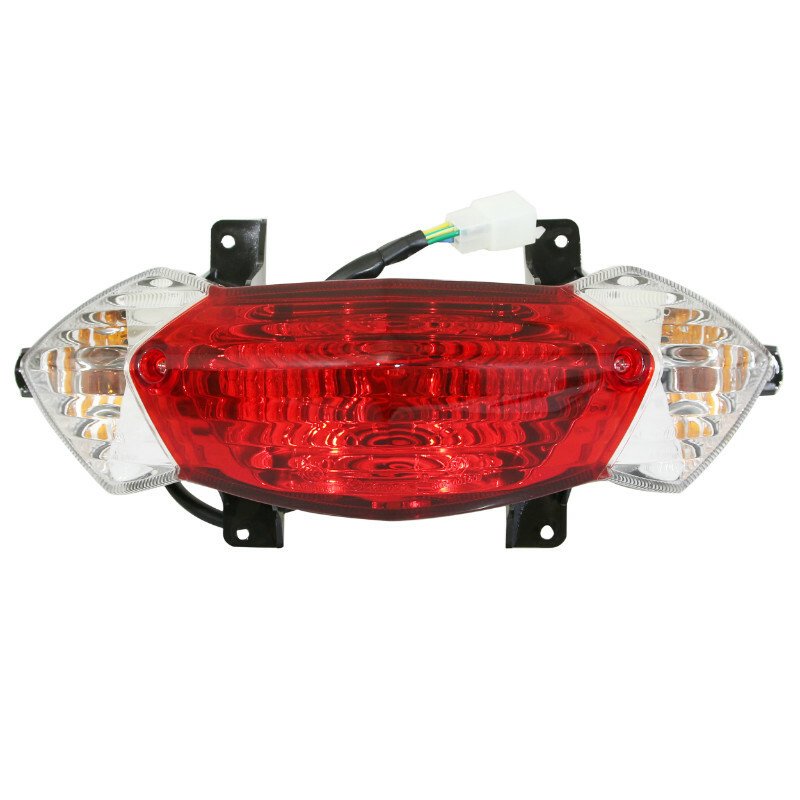Feux arrière P2R FEU ARRIERE SCOOT ADAPTABLE PEUGEOT 50 KISBEE, STREETZONE AVEC CLIGNOTANTS (OEM: 778462) -P2R-