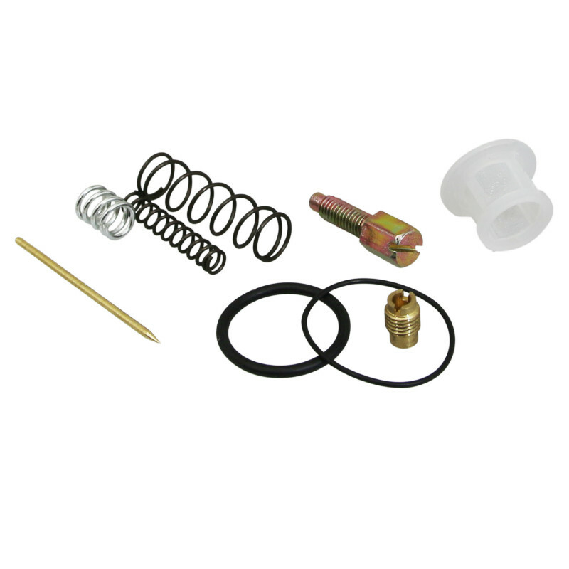 Kit réparation de carburateur P2R NECESSAIRE-KIT REPARATION CARBURATEUR CYCLO POUR MBK 51 (AV10 GURTNER) (9 PIECES) -P2R-