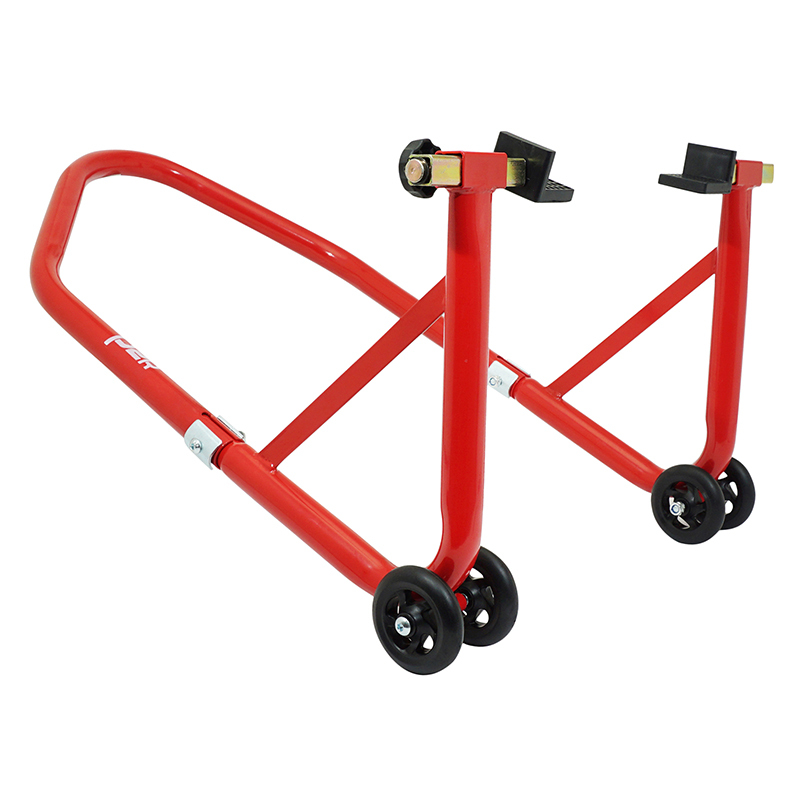 Béquille P2R LEVE - BEQUILLE STAND ARRIERE UNIVERSEL ACIER ROUGE