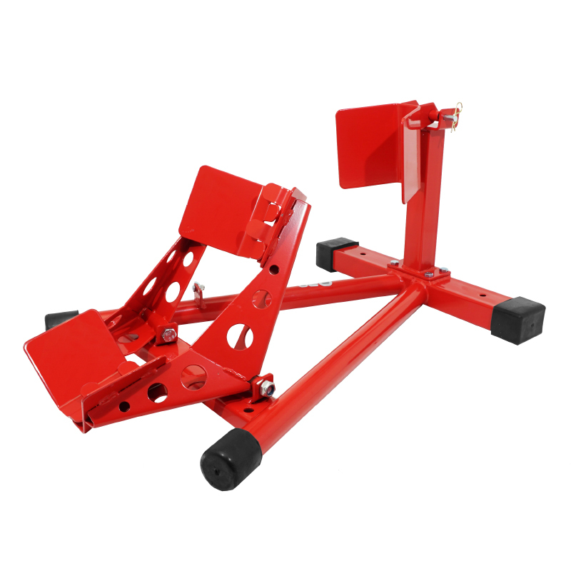 Bloque roue P2R BLOQUE - CALE ETAU ROUE AVANT AUTO - BLOQUANT COMPATIBLE 16 à 21 ACIER ROUGE