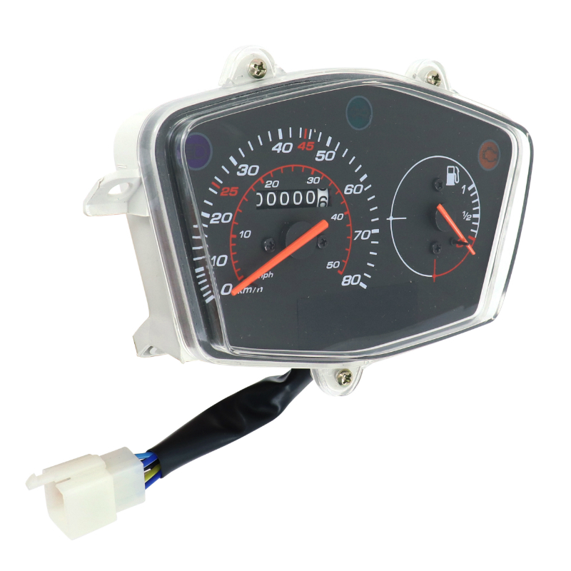 Compteur P2R COMPTEUR SCOOT ADAPTABLE PEUGEOT 50 KISBEE 2010+2017 2T-4T (MODELE A CABLE) (OEM: 778974) -P2R