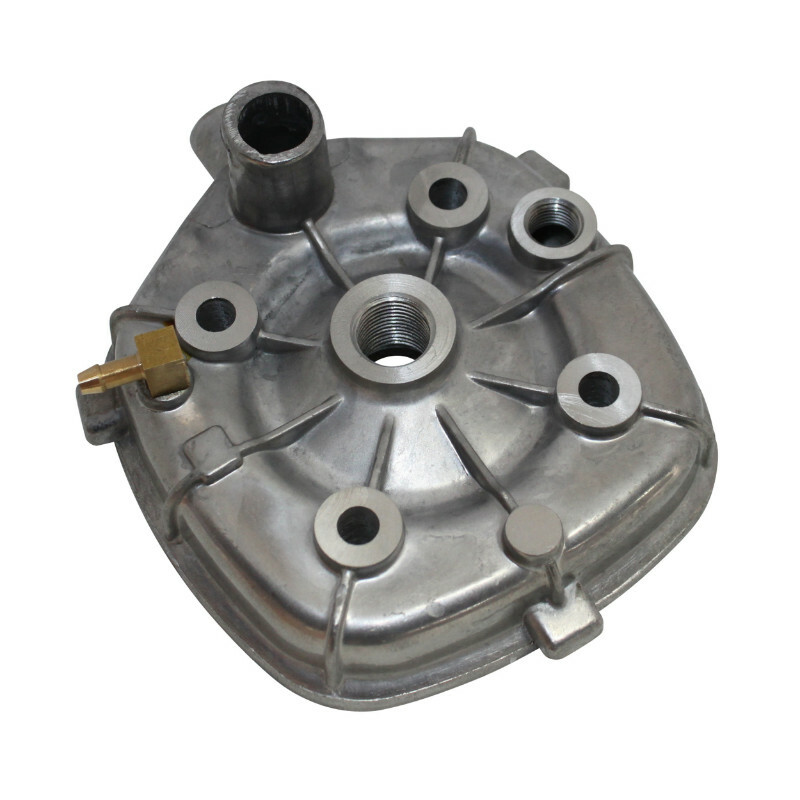 Culasse P2R CULASSE SCOOT ADAPTABLE PIAGGIO 50 NRG 2000+-GILERA 50 RUNNER 2000+, DNA-APRILIA 50 SR LIQUIDE-DERBI 50 GP1 2000+ (REFROIDISSEME