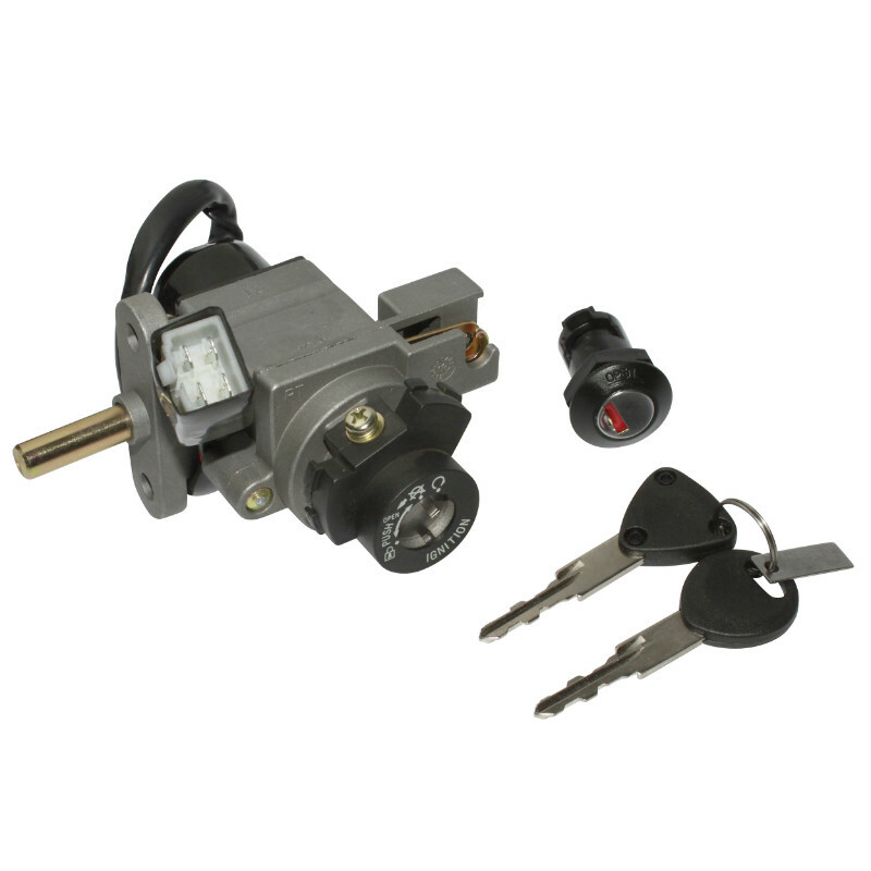 Neiman P2R CONTACTEUR A CLE SCOOT ADAPTABLE PEUGEOT 50 NEW VIVACITY 2T+4T (AVEC SERRURE DE SELLE) -P2R-