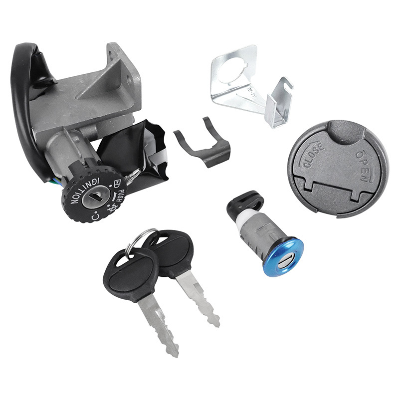 Neiman P2R CONTACTEUR A CLE SCOOT ADAPTABLE KYMCO 50-125 AGILITY RS 2009+2017 ROUE 12 POUCES 2008+2014 (CYLINDRE LONG 5 FILS) (OEM: 35010-L