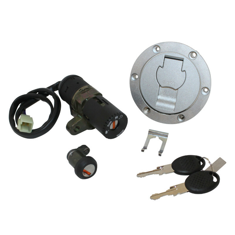 Neiman P2R CONTACTEUR A CLE 50 A BOITE ADAPTABLE MBK 50 X-POWER 2003+-YAMAHA 50 TZR 2003+ (AVEC SERRURE DE SELLE + BOUCHON ESSENCE) -P2R-