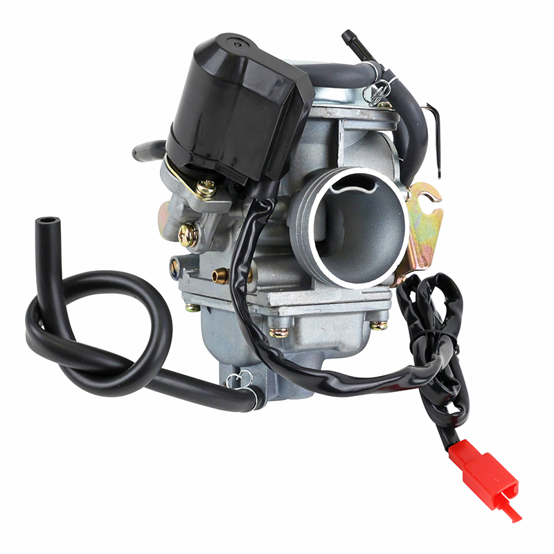 Carburateur P2R CARBURATEUR MAXISCOOTER ADAPTABLE SCOOTER CHINOIS 125CC 4T 152QMI-PEUGEOT 125 SUM UP ORIGINE DIAM 24mm (MOTEUR 152QMI) (ADAPTABL