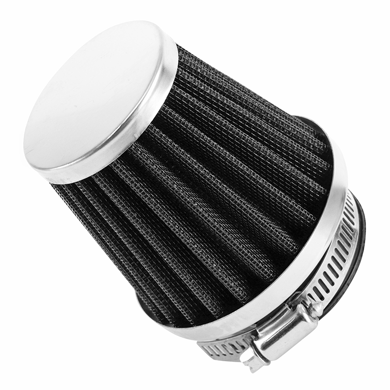 Filtre à air P2R FILTRE A AIR TYPE KN CHROME FIXATION DROITE DIAM 52 mm -P2R-