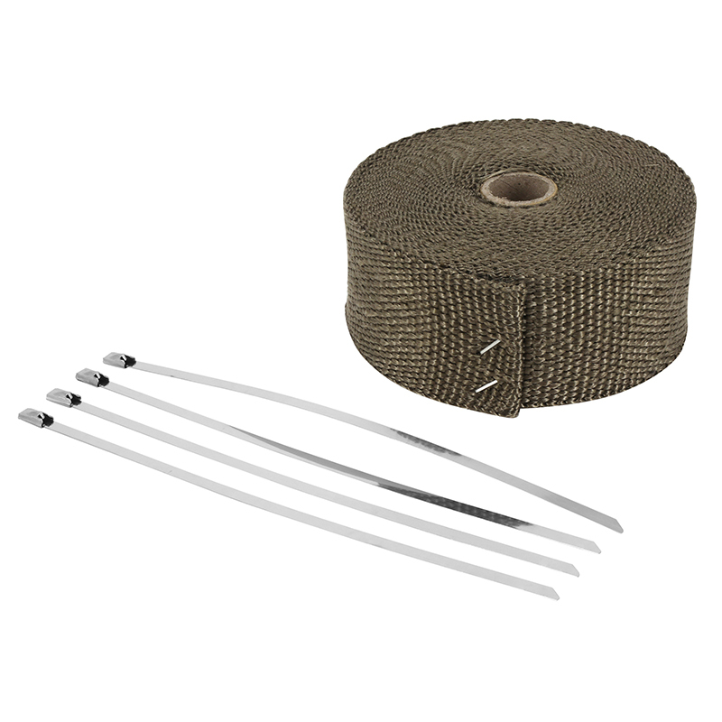 Bande thermique P2R BANDE THERMIQUE ISOLANTE MARRON LONGUEUR 10 M LARGEUR 50 mm LIVREE 4 ATTACHES