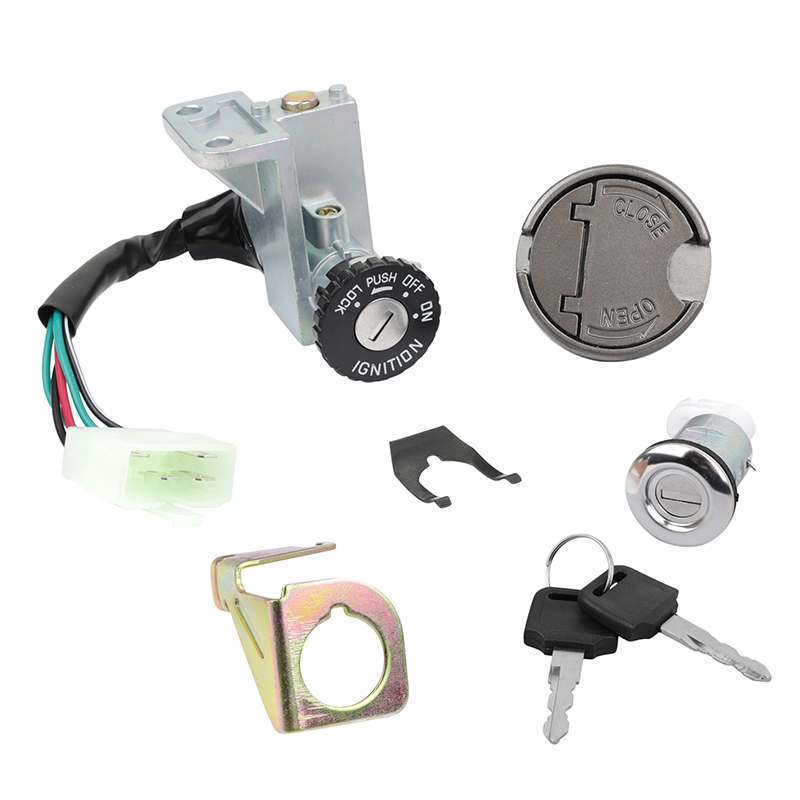 Neiman P2R CONTACTEUR A CLE SCOOT ADAPTABLE KYMCO 50 AGILITY RS NAKED 2T-4T ROUE 12 POUCES (CYLINDRE COURT 5 FILS) (OEM: 35010-LGB6-E90) (C