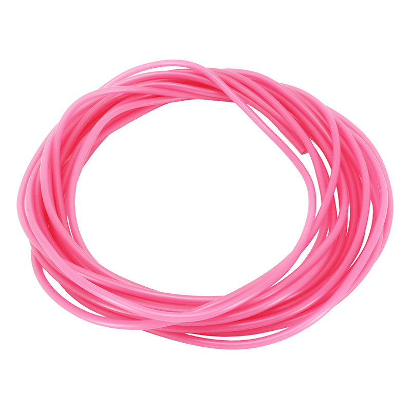 Durite d'essence P2R PVC SOUPLE 3x6 ROSE TRANSPARENT ROULEAU 10M HYDROCARBURES HUILES - FABRICATION FRANCAISE