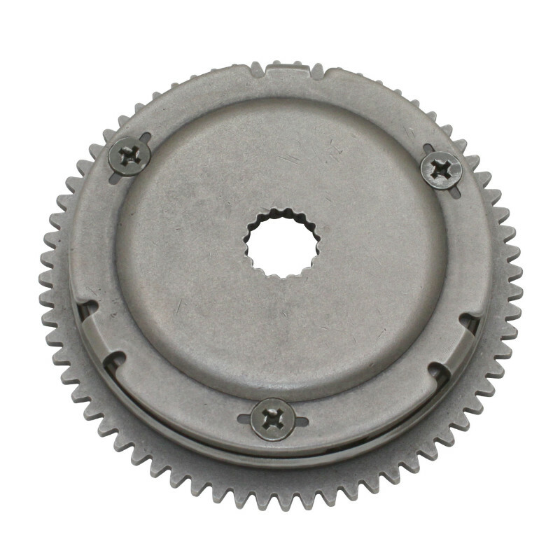 Roue libre de démarreur P2R ROUE LIBRE DE DEMARREUR SCOOT ADAPTABLE CPI 50 HUSSAR, OLIVER, POPCORN (KIT COMPLET) -P2R-