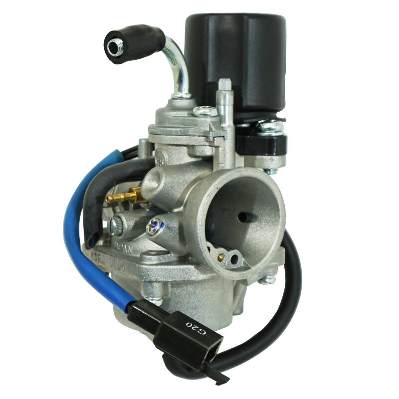Carburateur P2R CARBURATEUR SCOOT ADAPTABLE MBK 50 BOOSTER 2004+, NITRO 2004+-YAMAHA 50 BWS 2004+, AEROX 2004+ (TK ORIGINE AVEC STARTER ELECTRIQ