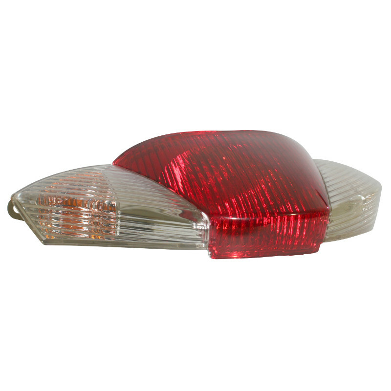 Feux arrière P2R FEU ARRIERE SCOOT ADAPTABLE PIAGGIO 50 LIBERTY, 125 LIBERTY 2009+ ROUGE -SELECTION P2R- **