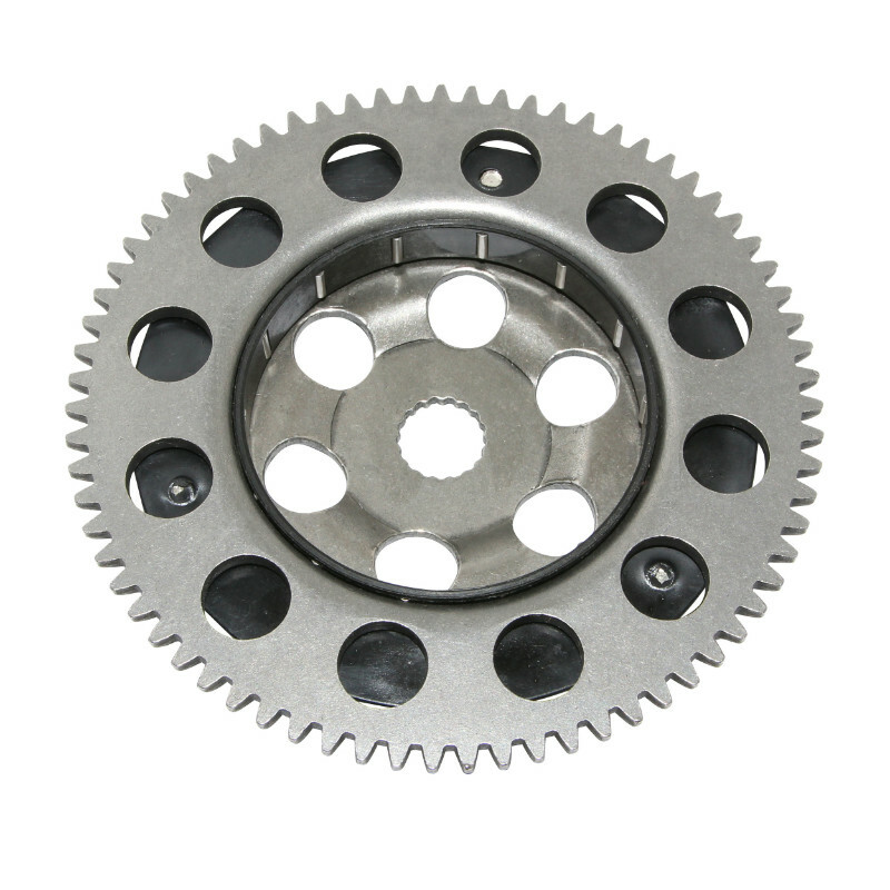 Roue libre de démarreur P2R ROUE LIBRE DE DEMARREUR SCOOT ADAPTABLE MBK 50 BOOSTER, NITRO, MACH G, OVETTO 2T, STUNT - YAMAHA 50 BWS, AEROX, JOG R, NEOS 2T,