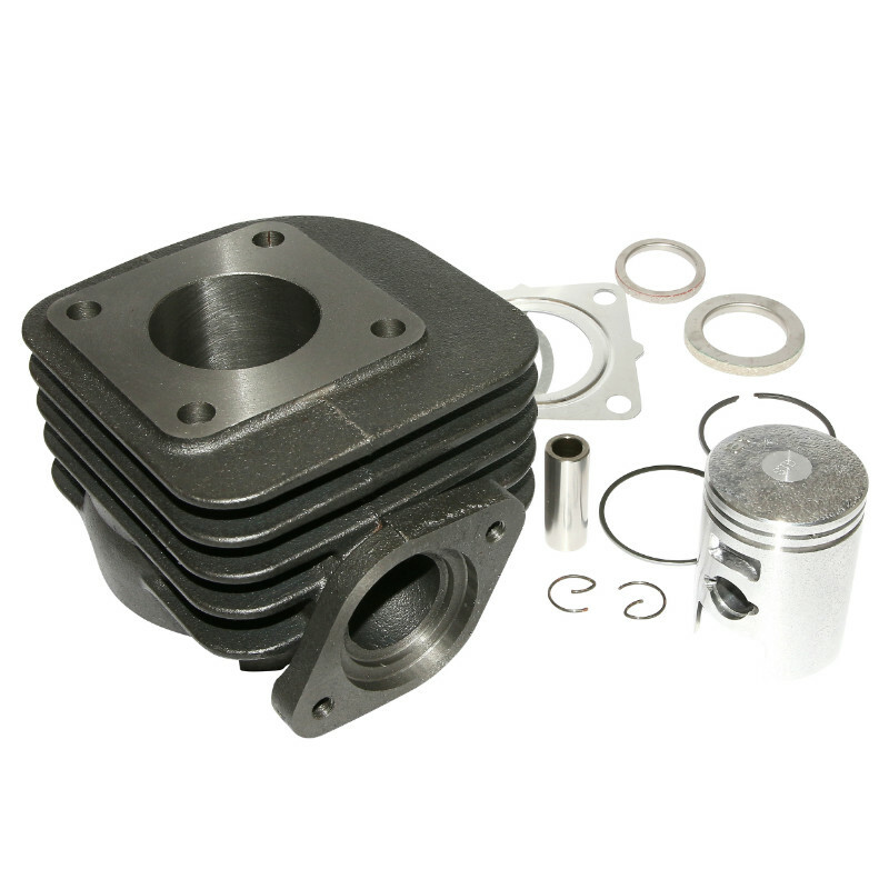 Kit cylindre-piston P2R CYLINDRE SCOOT ADAPTABLE KYMCO 50 DINK 2T, TOP BOY 2T, VITALITY 2T, VITALITY FR 2012+ (ADMISSION DANS CARTER) (AXE DE PISTON DIA