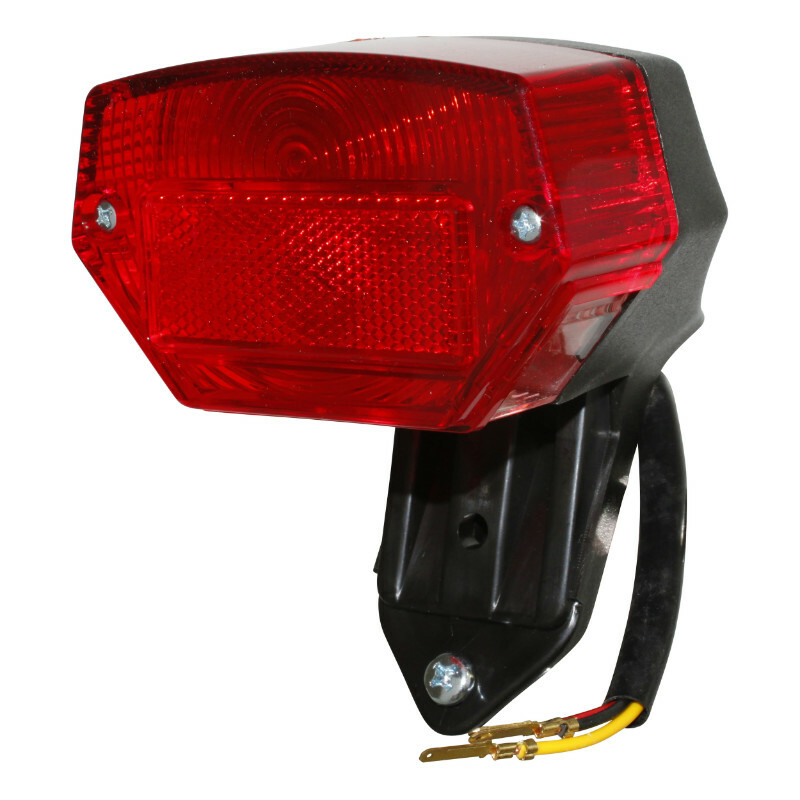 Feux arrière P2R FEU ARRIERE CYCLO ADAPTABLE PUCH 50 MAXI-KREIDLER 50 FLORETT ROUGE -SELECTION P2R-