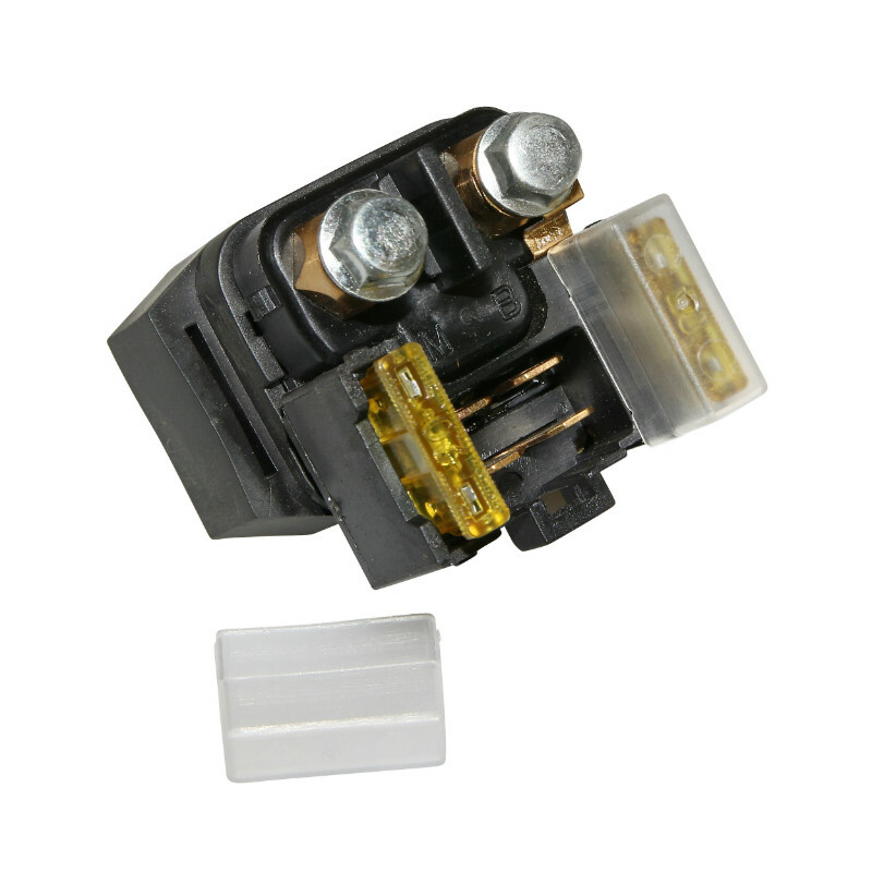 Relais de démarreur P2R RELAIS DE DEMARREUR MAXISCOOTER ADAPTABLE YAMAHA 500 TMAX 2001+2007, 125 XMAX 2010+ (4 PLOTS) -P2R-