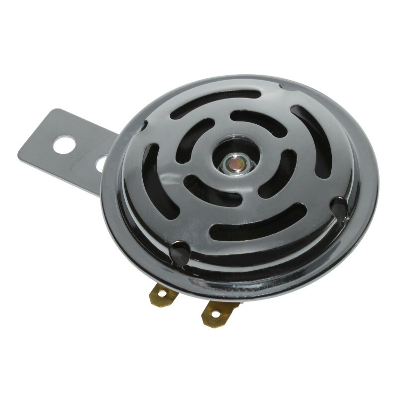 Klaxon P2R AVERTISSEUR - KLAXON AC 6V DIAM 70mm ACIER CHROME 100DB