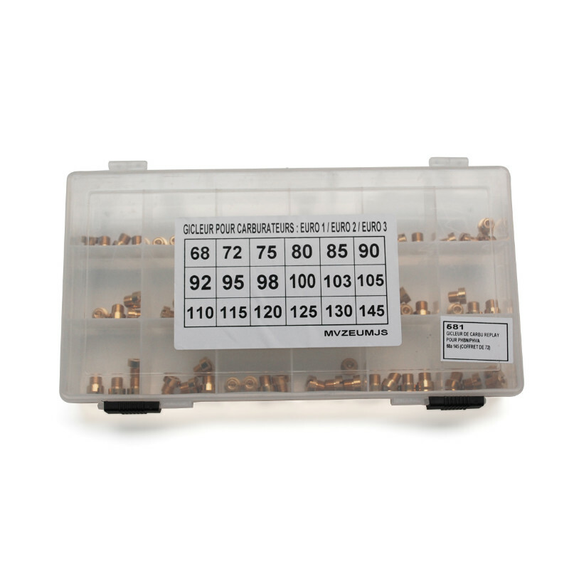 Gicleur P2R GICLEUR PRINCIPAL PHBN-PHVA 6 mm P2R N° 68 à 145 (COFFRET DE 72)